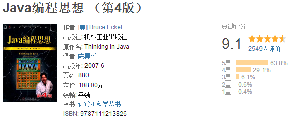 java學(xué)習(xí)書(shū)籍推薦，基礎(chǔ)篇
