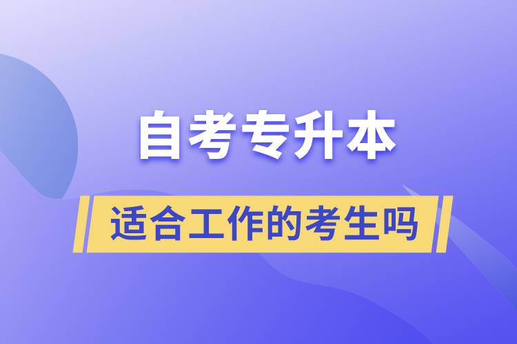 一起了解自考專(zhuān)升本的特點(diǎn)，適合工作忙的人報(bào)考么？