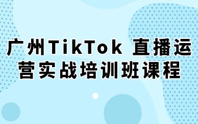 廣州TikTok 直播運營實戰(zhàn)培訓(xùn)班課程