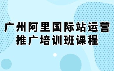 廣州阿里國際站運(yùn)營推廣培訓(xùn)班課程